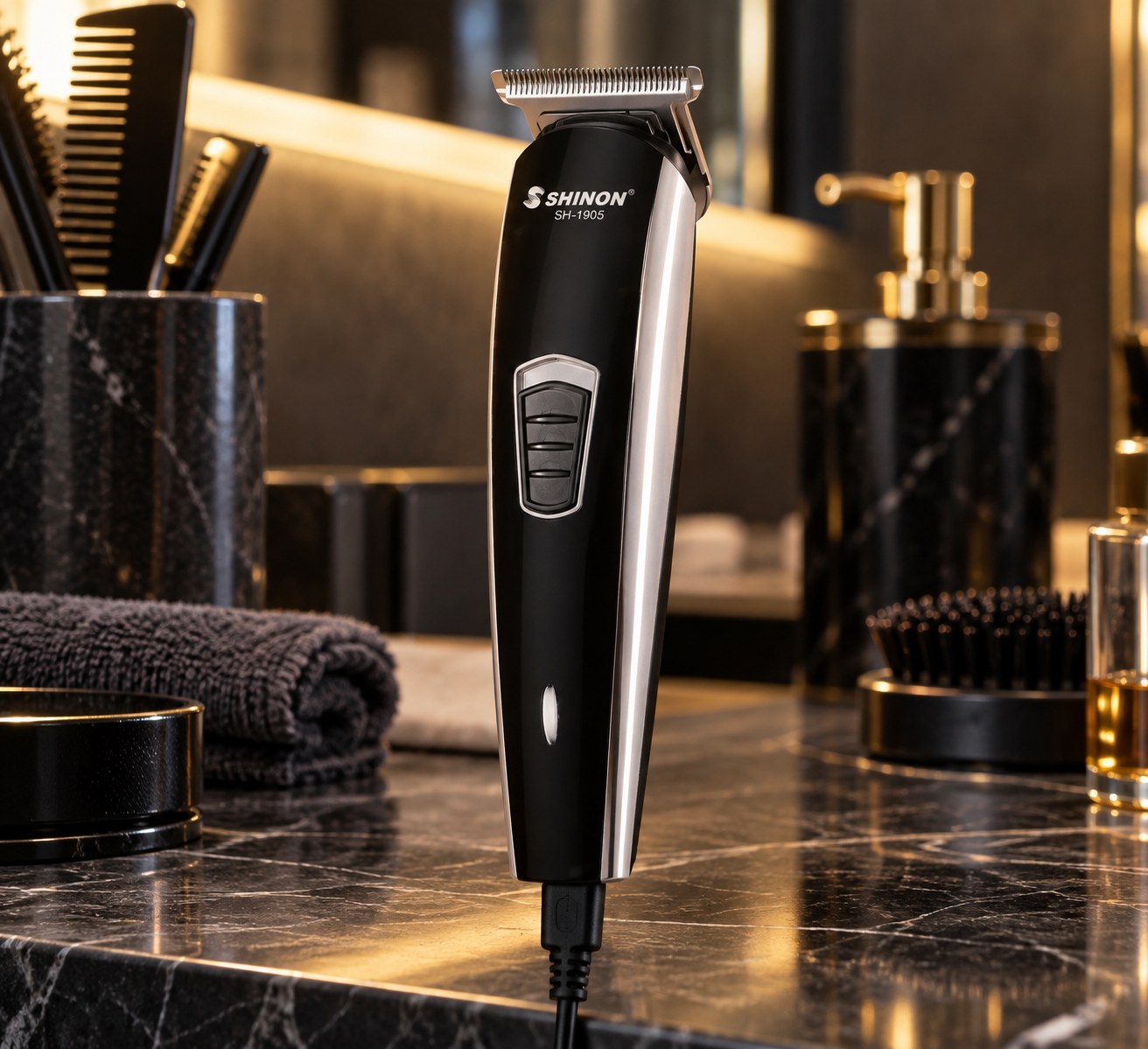 Tondeuse Shinon SH-1905 - sur plan de salle de bain