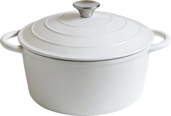 Casserole en fonte émaillée Royal Swiss Crème 3