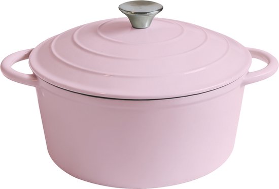 Casserole en fonte émaillée Royal Swiss Rose 3