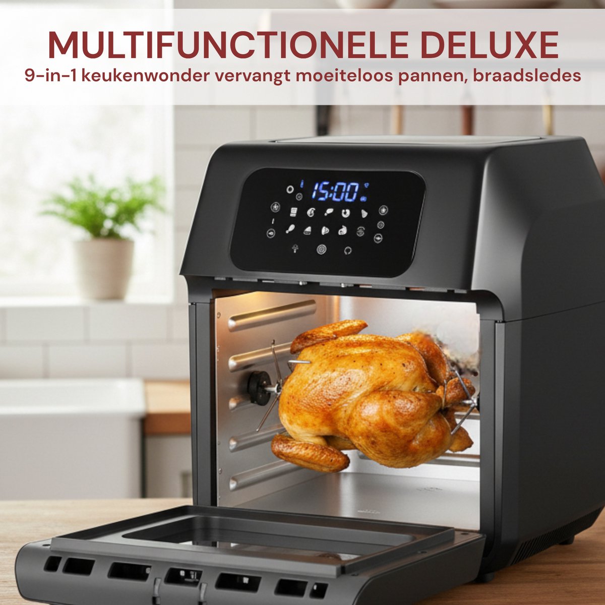 Four à air chaud Royal Swiss 12L 8 programmes 8