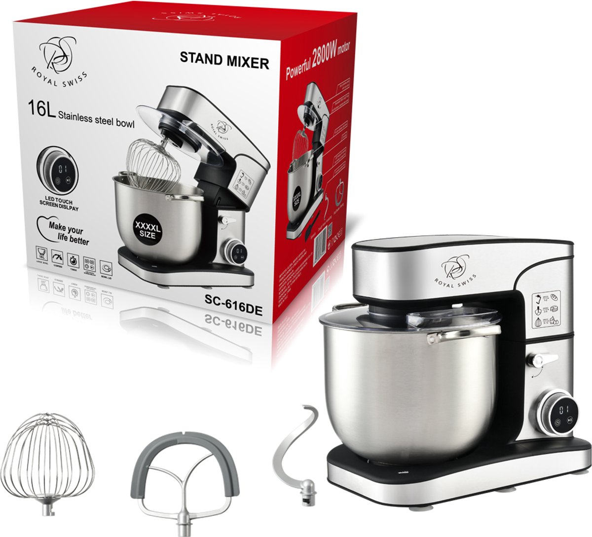 Robot pâtissier Royal Swiss 16L utilisation en cuisine