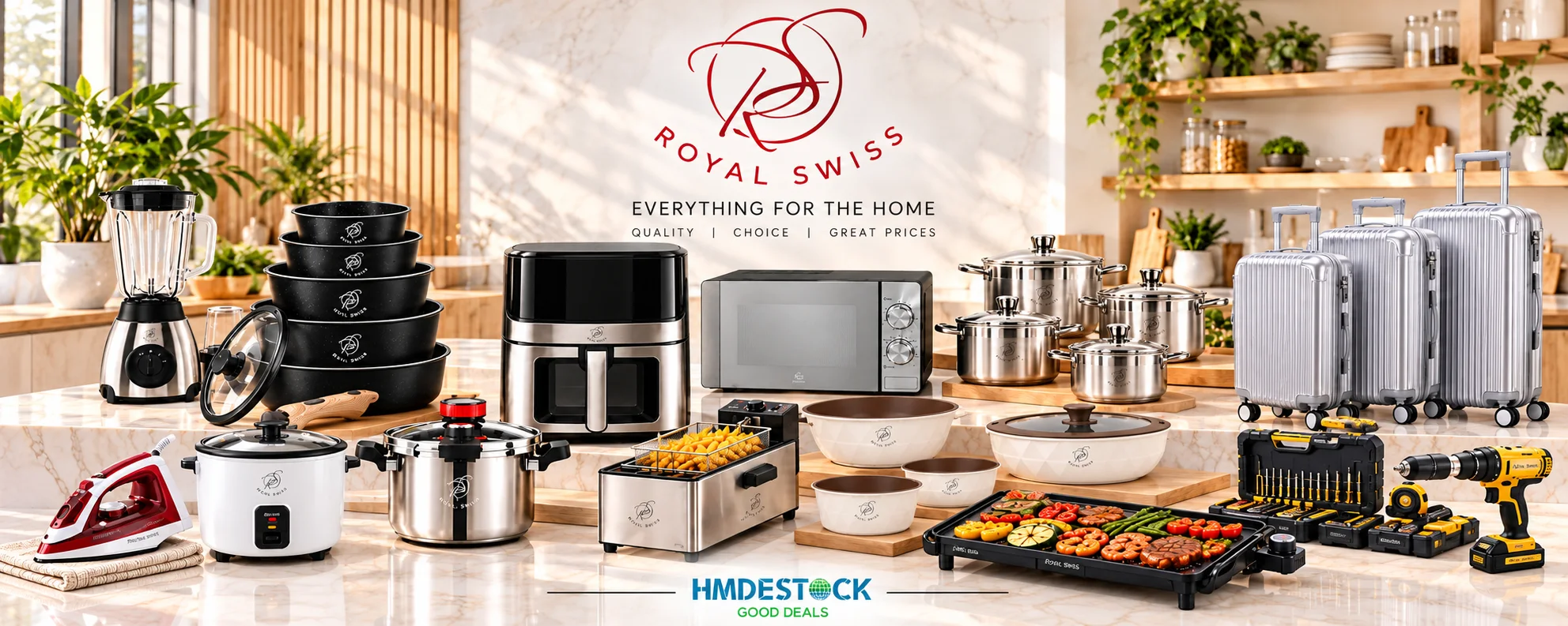Royal Swiss – tout pour la maison : qualité, choix, petits prix